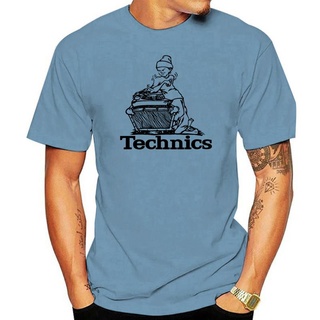 เสื้อยืดผ้าฝ้ายพิมพ์ลาย Technics เสื้อยืดลําลอง สําหรับผู้ชาย แขนสั้น พิมพ์ลาย B Boy Dj Gear Turntables สไตล์คลาสสิค เหม