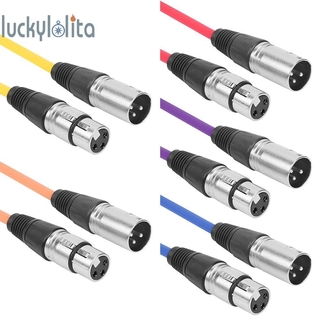 Lucx Hot - 1 ม. Xlr 3pin Male To Female อุปกรณ์สายเคเบิ้ลสําหรับไมโครโฟน