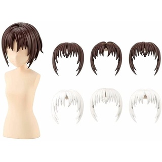 Kotobukiya Sousai Shojo Teien After School Short Wig Type A (White &amp; Chocolate Brown) 4934054029952 (Plastic Model)