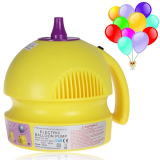 Stermay เครื่องสูบลูกโป่งไฟฟ้า เครื่องเป่าลูกโป่ง แบบ 1 หัว รุ่น Balloon Pump HT-505 (สีเหลือง)