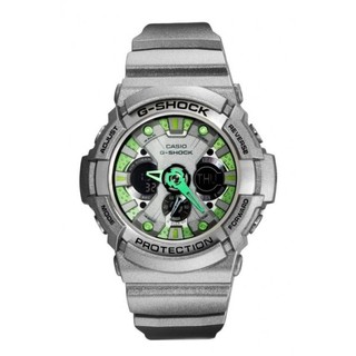 Casio G-Shock นาฬิกาข้อมือผู้ชาย สีเทา สายเรซิ่น รุ่น GA-200SH-8ADR