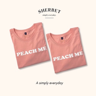 sherbettee|เสื้อยืดลาย peach me