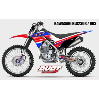 สติ๊กเกอร์วิบาก KAWASAKI KLX 230R ทั้งคัน Graphic kit สติ๊กเกอร์เคลือบเงา สุดคุ้ม