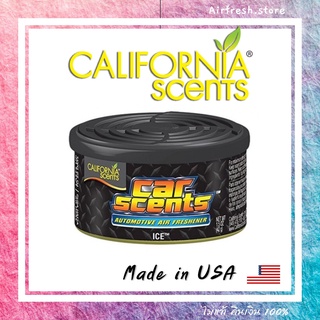 น้ำหอมซิ่งปรับอากาศแบบกระป๋อง แคลิฟอร์เนียเซ็นส์ กลิ่นไอซ์ California Scents ice พร้อมส่งเลยค่ะ