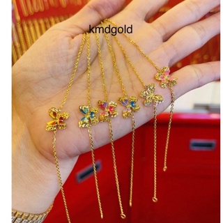 KMDGold สร้อยข้อมือทองแท้ ครึ่งสลึง ขายได้จำนำได้ พร้อมใบรับประกันสินค้า