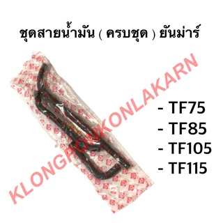 ชุดสายน้ำมัน ( ครบชุด )  ยันม่าร์ รุ่น TF ( TF75 TF85 TF105 TF115 ) ชุดสายน้ำมันยันม่าร์