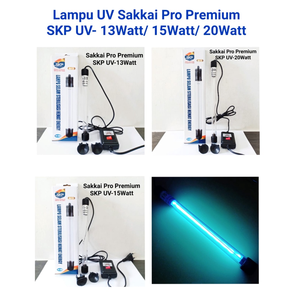SKP UV STERILIZATION DIVING LAMP / SKP UV LAMP 13W / SKP UV 15W / SKP UV 20W