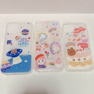 พร้อมส่ง เคสใส ซิลิโคน TPU ลายน่ารัก 3ลาย