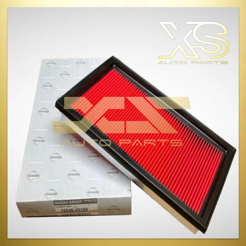 ไส้กรองอากาศเครื่องยนต์ Nissan Sentra B14 N16 X-Trail T30 Cefiro A32 A33 Serena C24 C26 Teana J32 2.