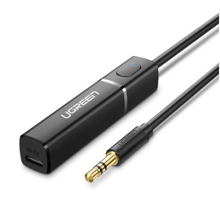 UGREEN รุ่น 40761 Bluetooth 5.0 Transmitter Wireless Audio Music 3.5mm. Adapter APTX For TV PC PS4 X