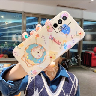 เคส Realme GT 5G Narzo 30A 20 C25 C17 C12 C11 X7 7 Pro 7i 2021 New Case Soft Phone Casing ins Glitter Rhinestone Cartoon Cute Cat Animal Bling Cover เคสโทรศัพท์ RealmeGT