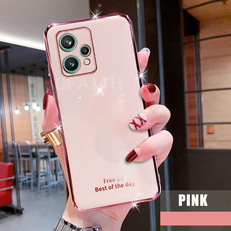 2022 เคสโทรศัพท์ Realme Narzo 50 Pro 5G / Narzo 50 5G 4G / Narzo 50A Prime / Realme9 4G 5G / Realme 9 Pro+ Free Fire New Luxury Bling Electroplating Soft Case Cover Camera Lens เคส RealmeNarzo50Pro #8