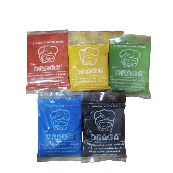 สีฝุ่นผสมซีเมนต์ Draga