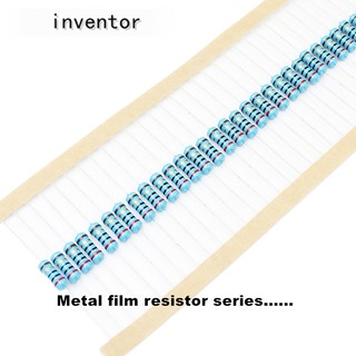 ตัวต้านทานฟิล์มโลหะ 1/4W 1/2W 1W 300R 330R 360R 390R 430R 470R 510R 1% โอห์ม 100 ชิ้น