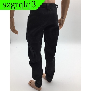 WenZhen Music  12\ Action Figure Accessories 1/6 Scale Black Pants Trousers Clothes Toy