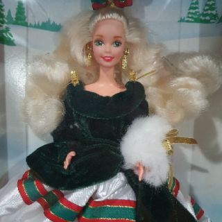 1994  Mattel Happy Holidays - Gala Barbie  **กล่องไม่สวย**