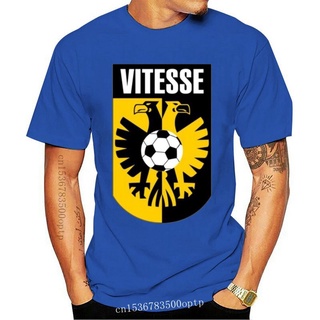 [COD]เสื้อยืดผ้าฝ้าย พิมพ์ลายทีมชาติฟุตบอล Vitesse Eredivisie Dutch League 3 มิติ แฟชั่นฤดูร้อน สําหรับผู้ชาย