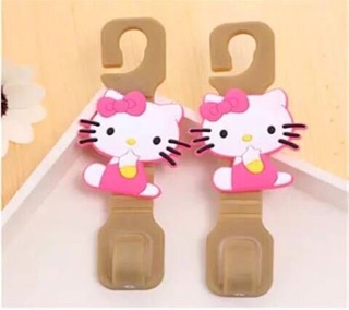 ตะขอแขวนของในรถ #ลายการ์ตูน วัสดุเป็น pvc รับน้ำหนักได้ถึง 3 กก. มี 5แบบ สินค้าขายเป็นคู่ค่ะ