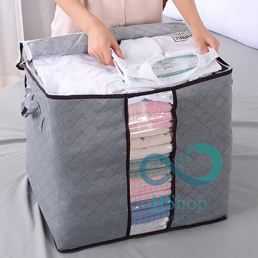 ถุงเก็บเสื้อผ้า 🧩 พับได้ มีซิปรูด  สำหรับจัดระเบียบตู้ผ้า ⛩ ภายในบ้าน jj99 - รูปที่ 2