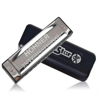 เม้าส์ออร์แกน Hohner Harmonica Silver Star 10 Holes