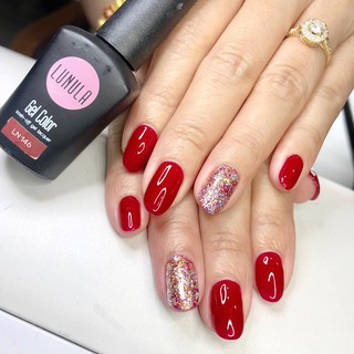 LUNULA Gel Polish สีเจลลูนูล่า คุณภาพพรีเมี่ยม สีแดง RED GROUP2 12ml.