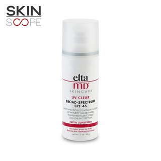 [พร้อมส่ง exp 2025]  Elta MD UV Clear Facial Sunscreen Broad-Spectrum SPF 46 50ml