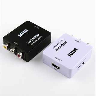 ตัวแปลงสัญญาณAVเป็นHDMI Mini 1080P Composite AV RCA to HDMI Video Converter Adapter