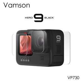 ฟิล์มกระจกนิรภัย กันรอยหน้าจอ 3 In1 สําหรับ Go Pro 10 9