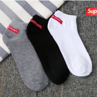 ถุงเท้า supreme ((ข้อสั้น))