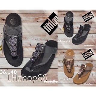 ⭐️รองเท้า fitflop รุ่น3เม็ดกากเพชร มี3สี รองเท้าแตะเพื่อสุขภาพ