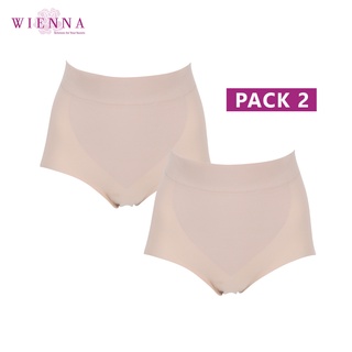 WIENNA STAY DG13102 สเตย์เวียนนา ขากลม ความกระชับปานกลาง Free Cut สีนู้ด แพ็ค 2 ชิ้น