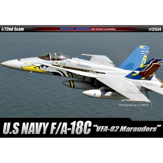 Academy 12534 U.S.NAVY F/A -18C VFA-82 MARAUDERS 1/72