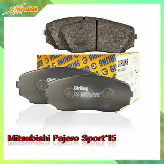 DB1916 4WD ผ้าเบรคหน้า Mitsubishi Pajero Spore15 Girling (เกอริ่ง) ผ้าดิสเบรคหน้าปาเจโร่ สปอร์ต Girling 6180279 ผ้าเบรค