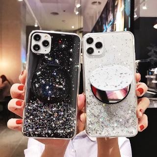 เคสโทรศัพท์สีใสเงากระจกใสสําหรับ vivo v 15 s 1 pro y 17 y 12 y 15 y 91 i y 91 c y81 i y 53 HD35