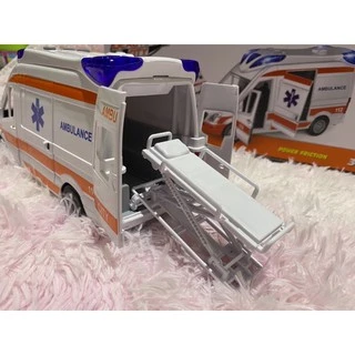 🔥ของเล่นเด็ก รถพยาบาล รถ Ambulance ของขวัญวันเกิด รถหมอ รถหว๋อ รถพยาบาลมีเสียง ของเล่นเด็กเสริมพัฒนาการ