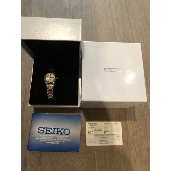 แท้มือสอง นาฬิกา Seiko 5 Automatic 21 jewels มีใบ Guarantee