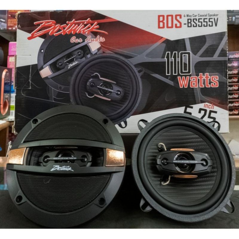 ลำโพงแกนร่วม Bostwick BOS-BS555V 5.25 นิ้ว กำลังขอบสูงสุด 110Watts. Max Power / 1 คู่