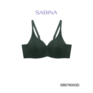 Sabina ซาบีน่า ฟองดี รุ่น PERFECT BRA  (ไร้โครง) รหัส SBD7800GD สีเขียว