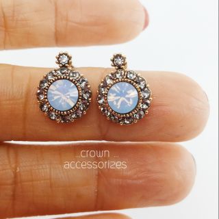 Swarovski Earrings ต่างหูเพชร เครื่องประดับ แฟชั่น