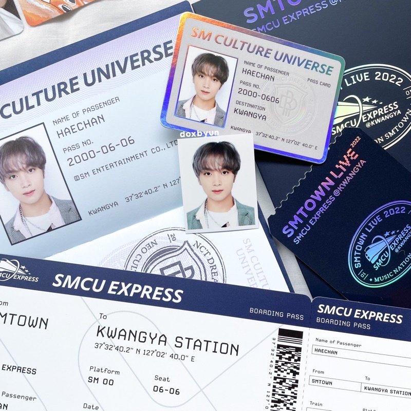 [READ DESC] SMCU Express Kwangya NCT Dream Haechan ID Card + Photo ID