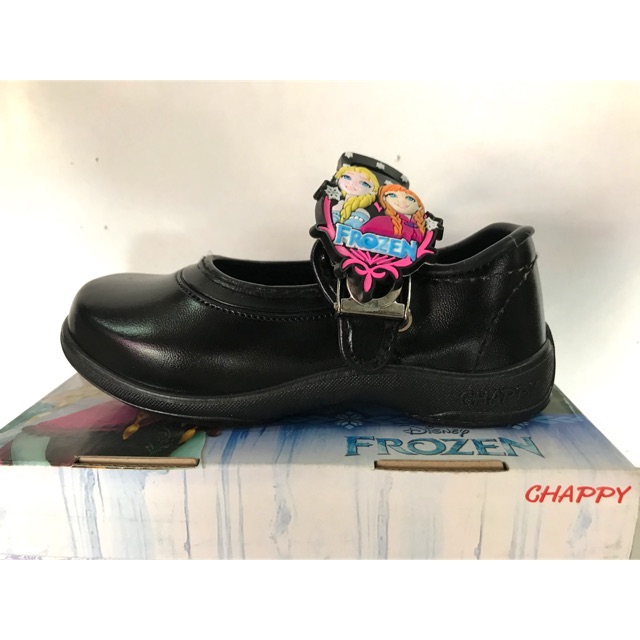 รองเท้านักเรียนอนุบาลหญิง CHAPPY ดิสนีย์ สีดำ
