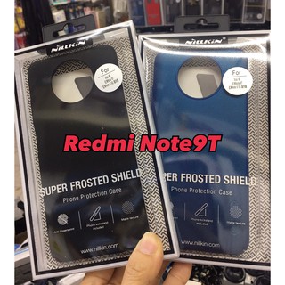 Xiaomi Redmi Note 9T Nillkin เคสมือถือ  Super Frosted Shield ฝาหลังกันลอย กันกระแทก เรียบหลู แบรนด์เกาหลี (ของแท้100%)