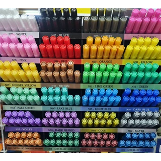 ปากกาสีอคริลิก 10 ด้าม Pastela 0.7mm. แยกสีได้  Acrylic Paint Marker