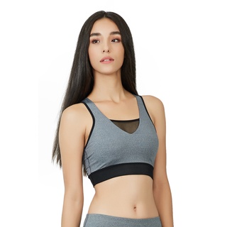 KYRA Sprot KRS Ardent Sport Bra Gray สปอร์ตบราเนื้อผ้ากระชับ