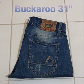 ยีนส์สภาพ 98% ยี่ห้อ Buckaroo เอว 31 นิ้ว