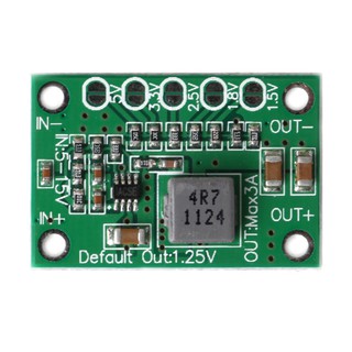 บอร์ดแปลงไฟ Dc Step Down 5-16 V To 1 . 25 V 1 . 5 V 1 . 8 V 2 . 5 V 3 . 3 V 5 V 3a