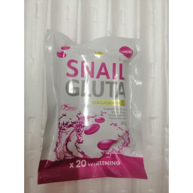 snail.Gluta.​Collagen.Gold.Soap