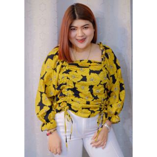 เสื้อคอเหลี่ยม รูดหน้า2 ข้าง
แขนยาว
ใส่เปิดไหล่เซ็กซี่ได้ค่ะ
ผ้าลายดอกชบา
อก 38-50”
ยาว 25”
สม๊อกหลัง