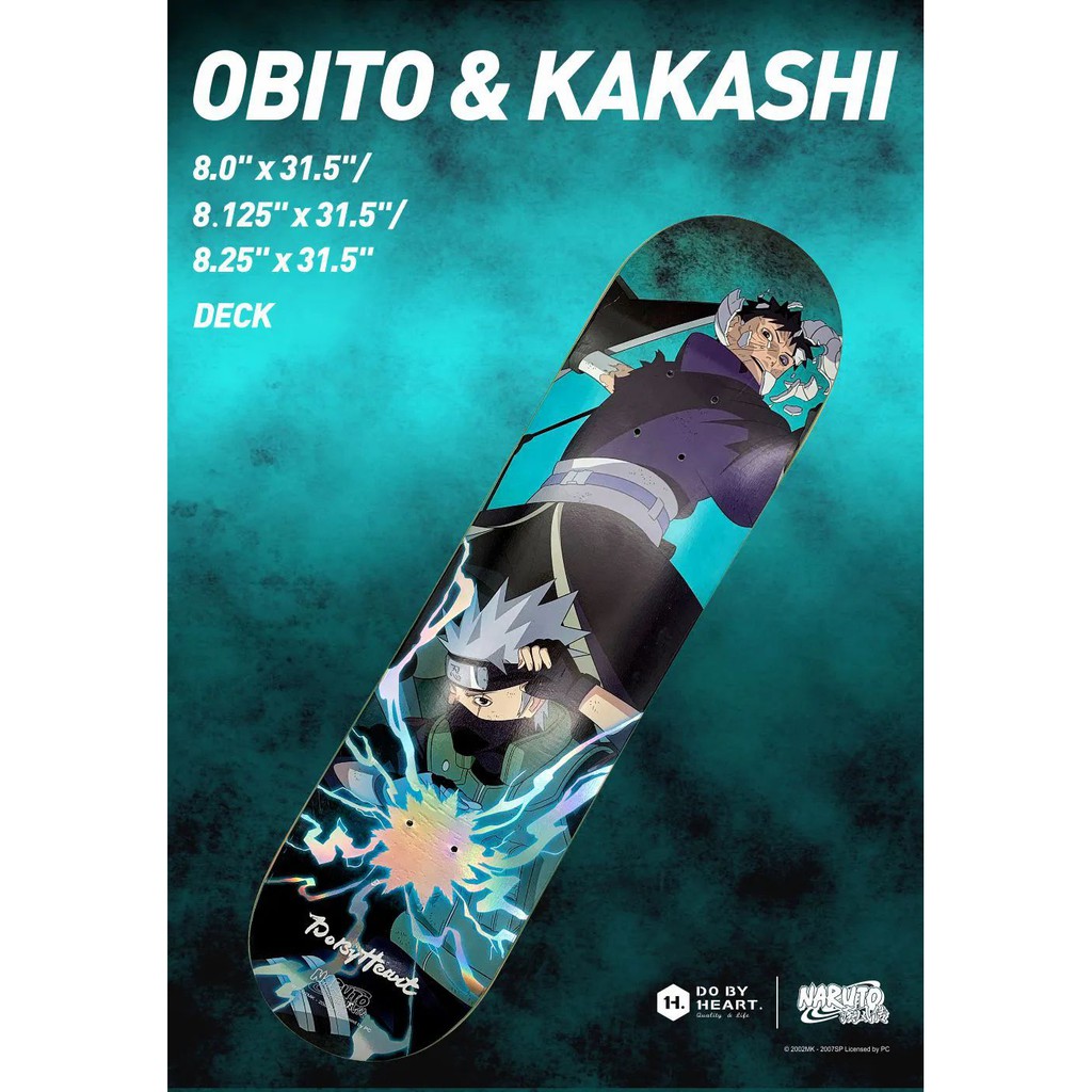 ลิขสิทธิ์แท้ แผ่นสเก็ตบอร์ดนารูโตะ DBH x Naruto Skateboard (Do By Heart)
