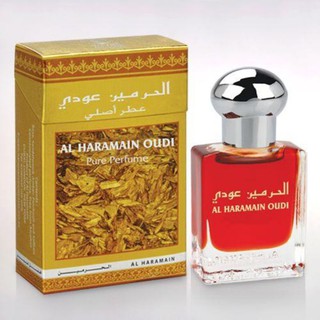 น้ำหอมอาหรับ Oudi Perfume Oil - 15 ML (0.5 oz) by Al Haramain